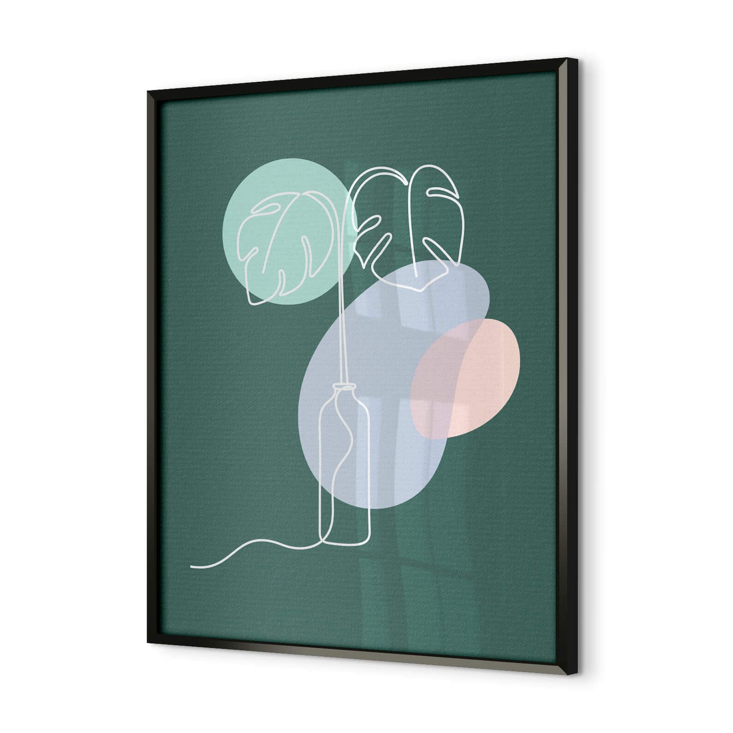 Naturpapier Matt- Poster mit Metallrahmen