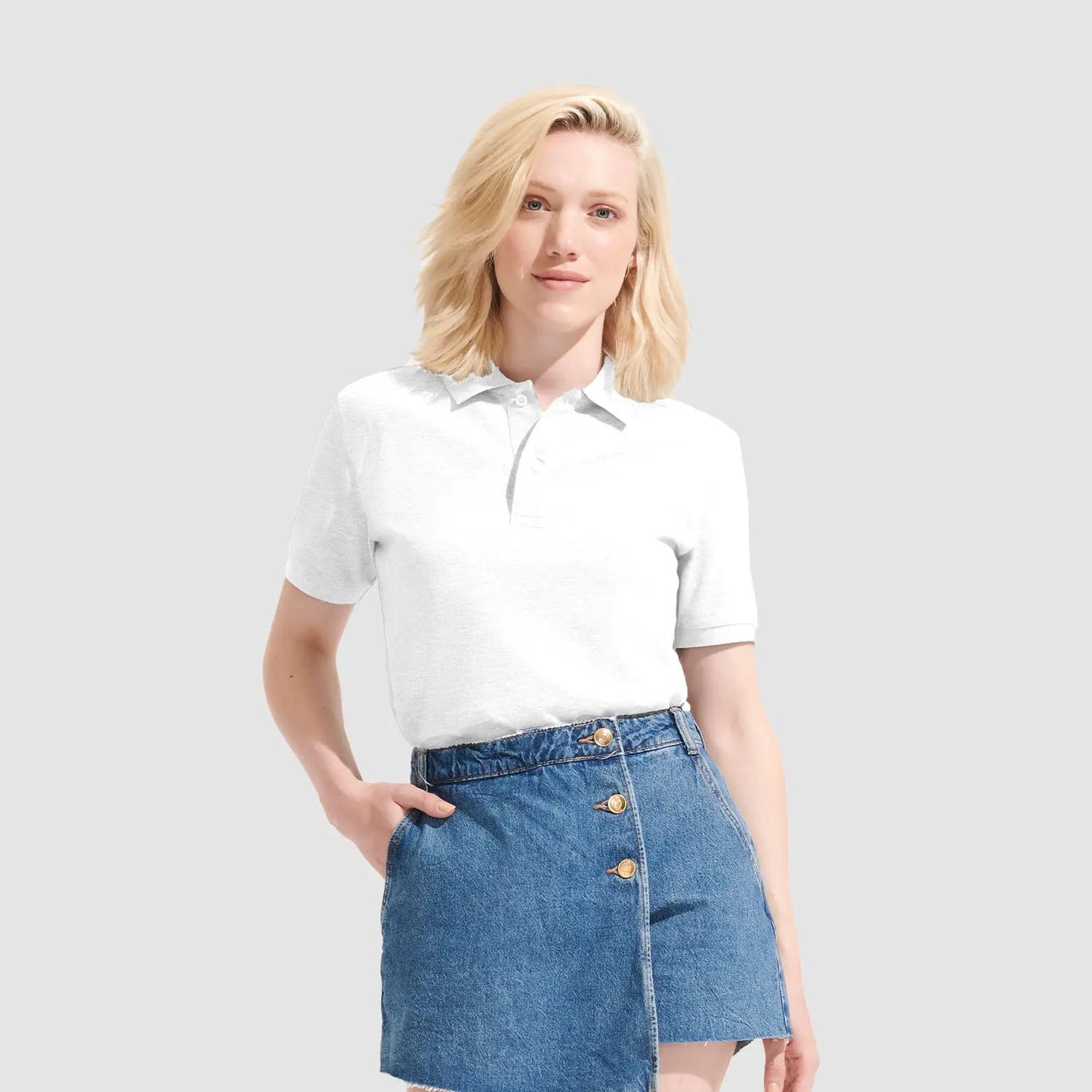 Unisex Bio-Poloshirt in bequemer Passform
