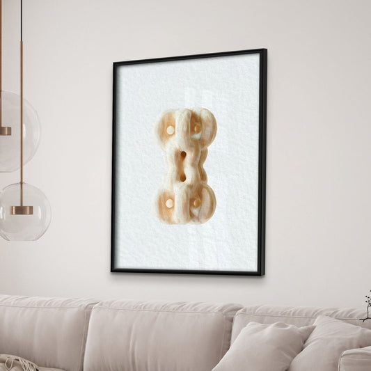 Premium Matt- Poster mit Holzrahmen