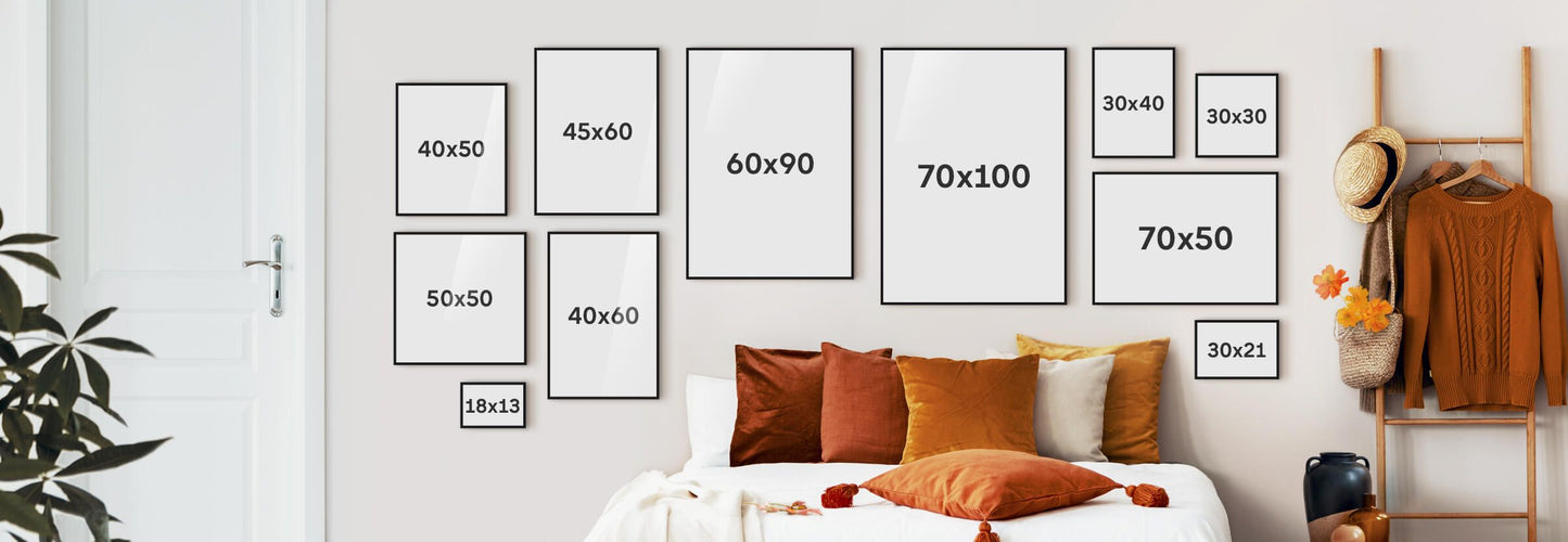 Premium Halbglanz- Poster mit Holzrahmen