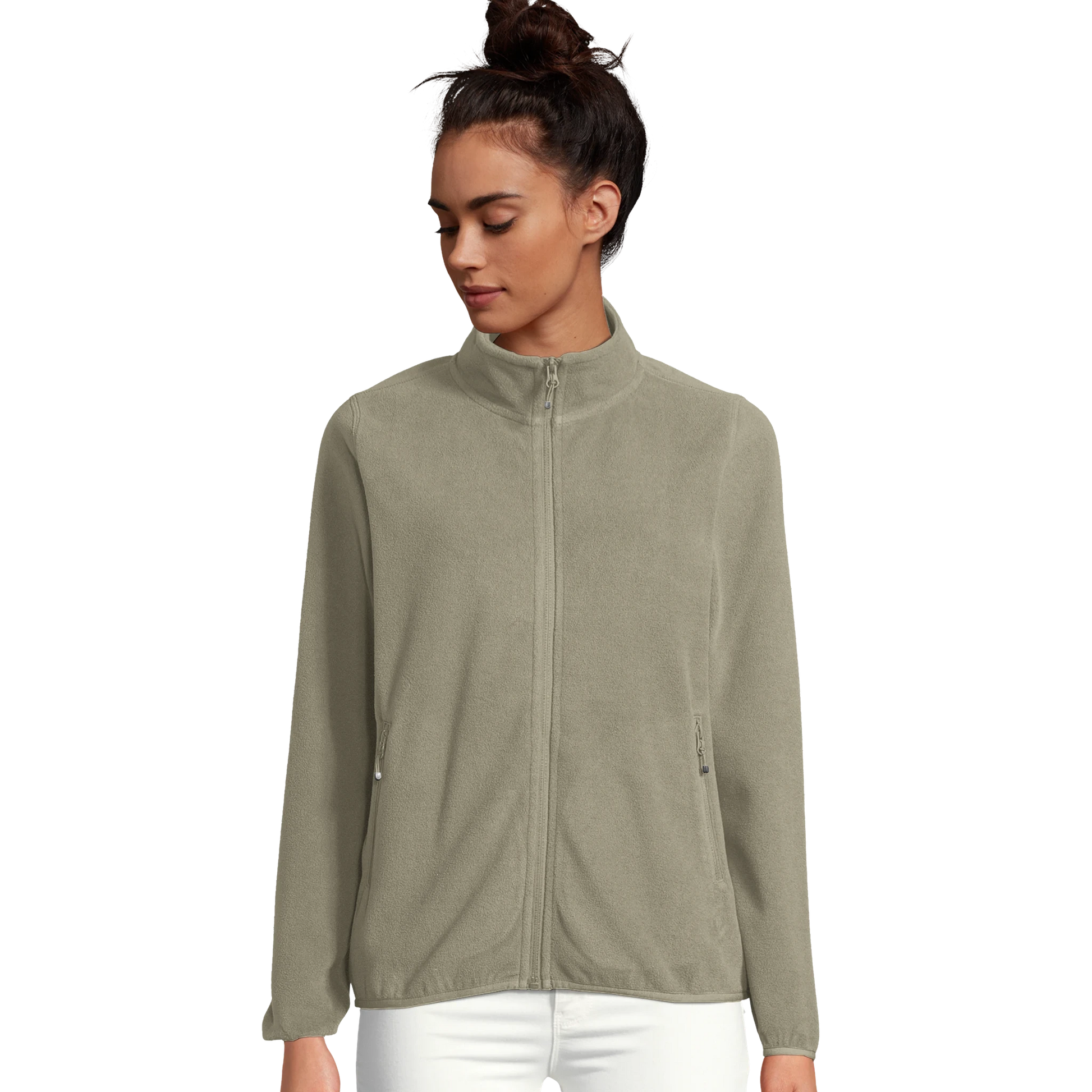 Reissverschlussjacke_aus_Mikrofleece_f_r_Damen_aus_recyceltem_Polyester_olivgrün_Bild_Printfeld