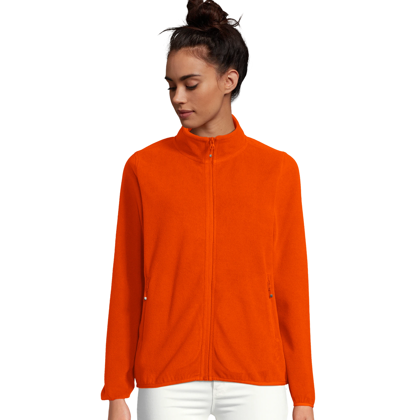 Reissverschlussjacke_aus_Mikrofleece_f_r_Damen_aus_recyceltem_Polyester_olivgrün_Bild_Printfeld