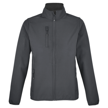 Reissverschlussjacke_f_r_Damen_aus_recyceltem_Polyester_dunkelgrau_Frontal_Bild_Printfeld