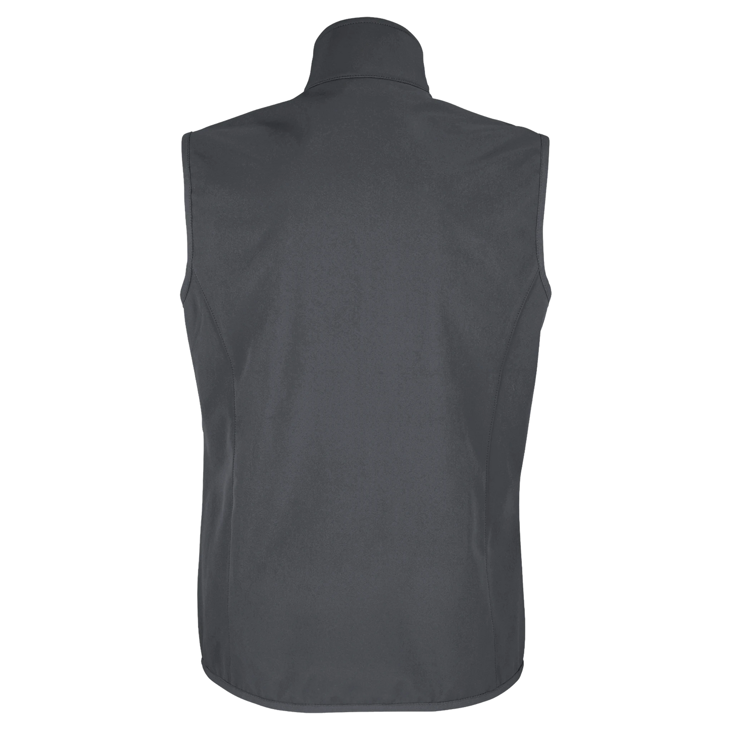 Softshell-Themoweste für Damen aus recyceltem Polyester_dunkelgrau_Bild_Rücken_Printfeld