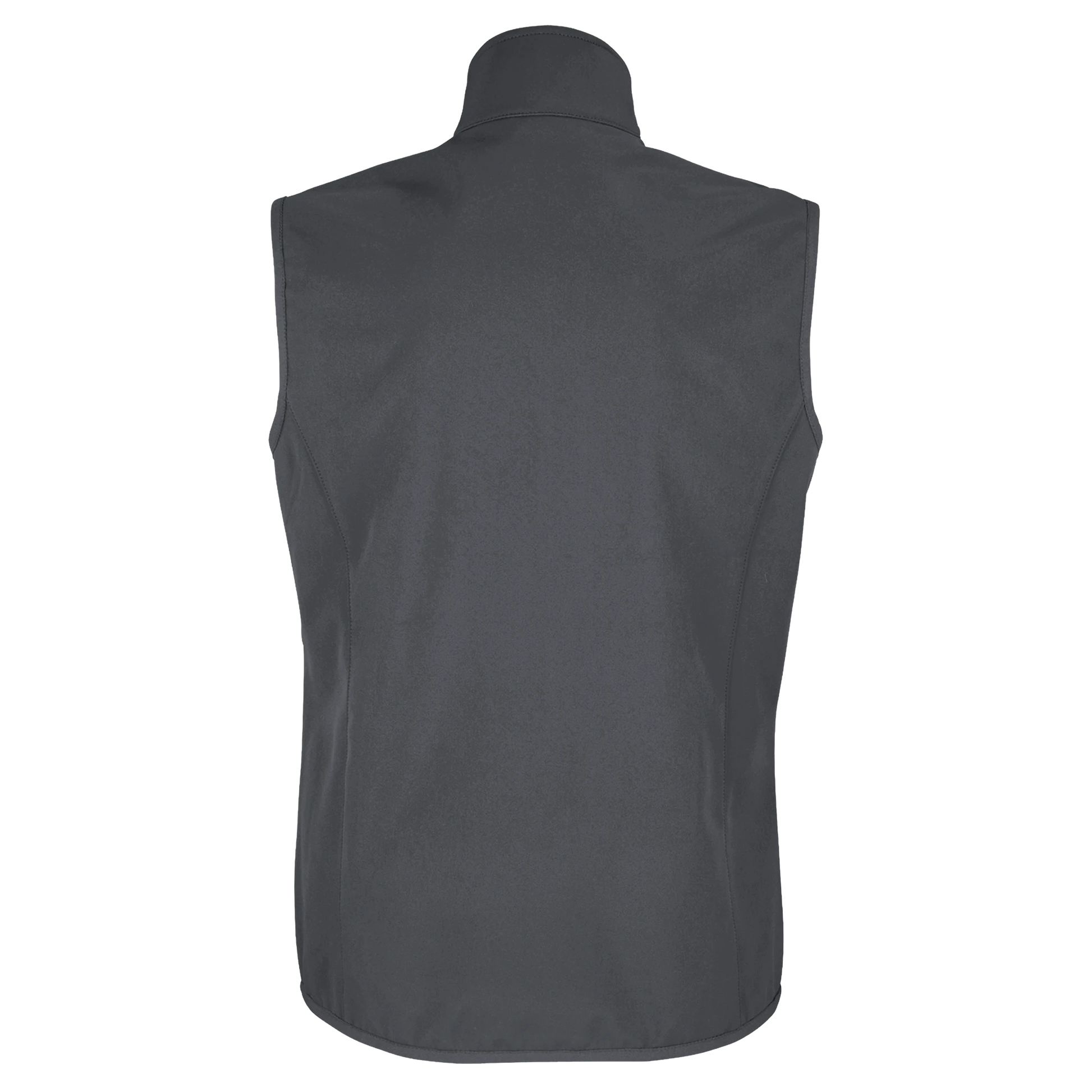 Softshell-Themoweste für Damen aus recyceltem Polyester_dunkelgrau_Bild_Rücken_Printfeld