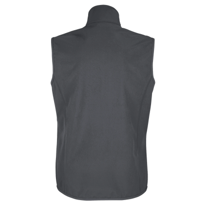 Softshell-Themoweste für Damen aus recyceltem Polyester_dunkelgrau_Bild_Rücken_Printfeld