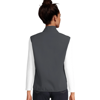 Softshell-Themoweste für Damen aus recyceltem Polyester_dunkelgrau_Bild_Ruecken_Printfeld