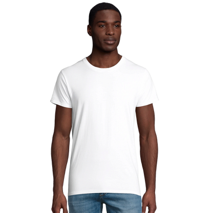 T-Shirt für Herren mit enganliegender Passform aus Biobaumwolle Tiitelbild Vorne
