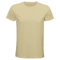 T-Shirt für Herren mit enganliegender Passform aus Biobaumwolle butter