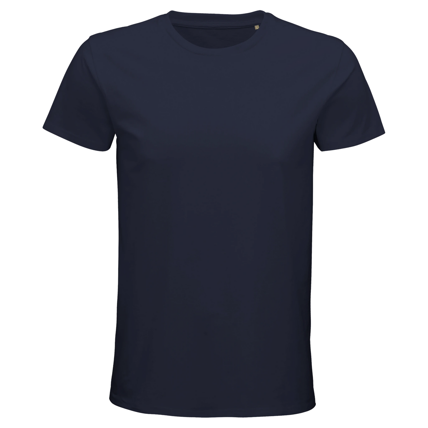 T-Shirt für Herren mit enganliegender Passform aus Biobaumwolle dunkelblau