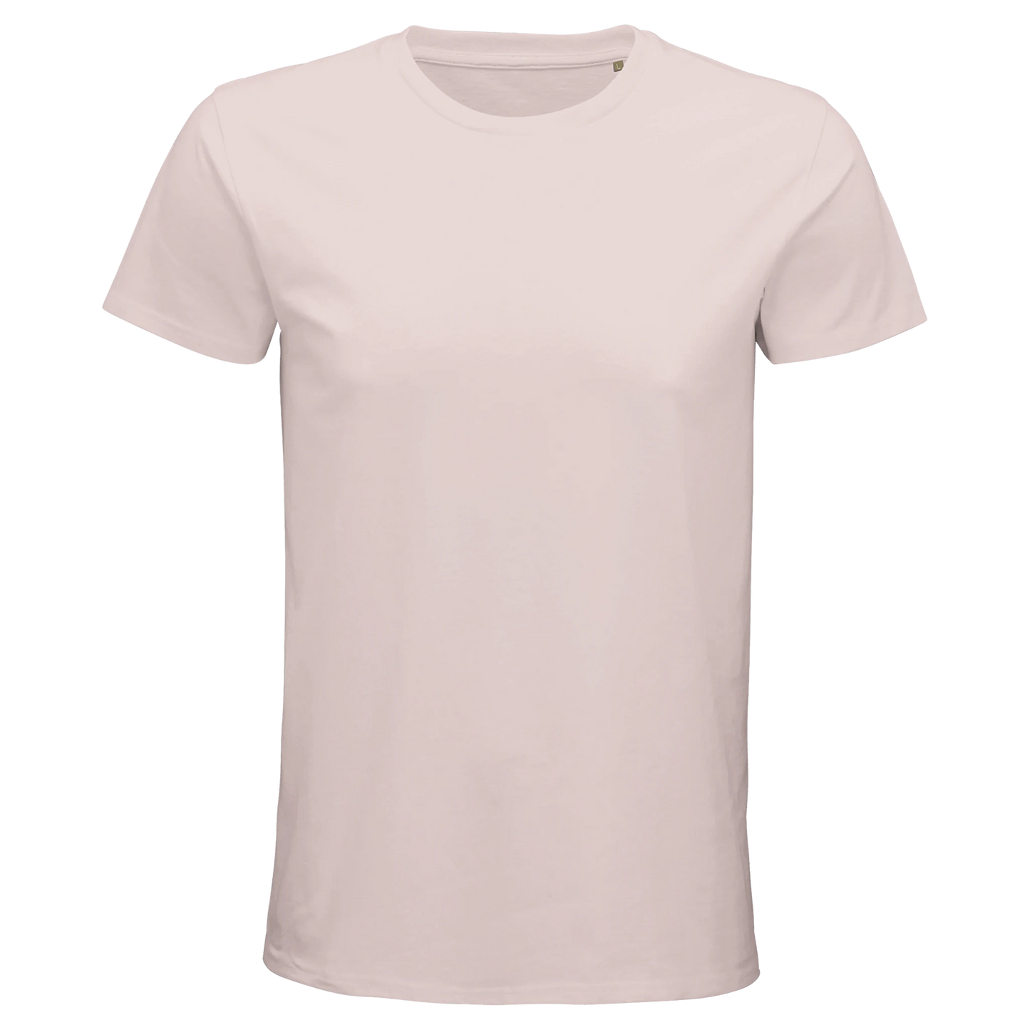 T-Shirt für Herren mit enganliegender Passform aus Biobaumwolle hellrosa