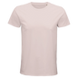 T-Shirt für Herren mit enganliegender Passform aus Biobaumwolle hellrosa