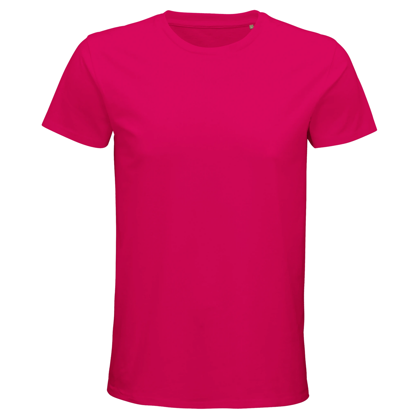 T-Shirt für Herren mit enganliegender Passform aus Biobaumwolle magenta