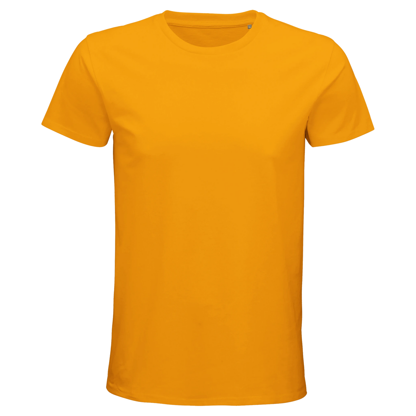 T-Shirt für Herren mit enganliegender Passform aus Biobaumwolle orange