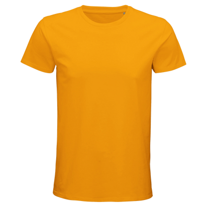 T-Shirt für Herren mit enganliegender Passform aus Biobaumwolle orange