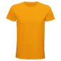 T-Shirt für Herren mit enganliegender Passform aus Biobaumwolle orange
