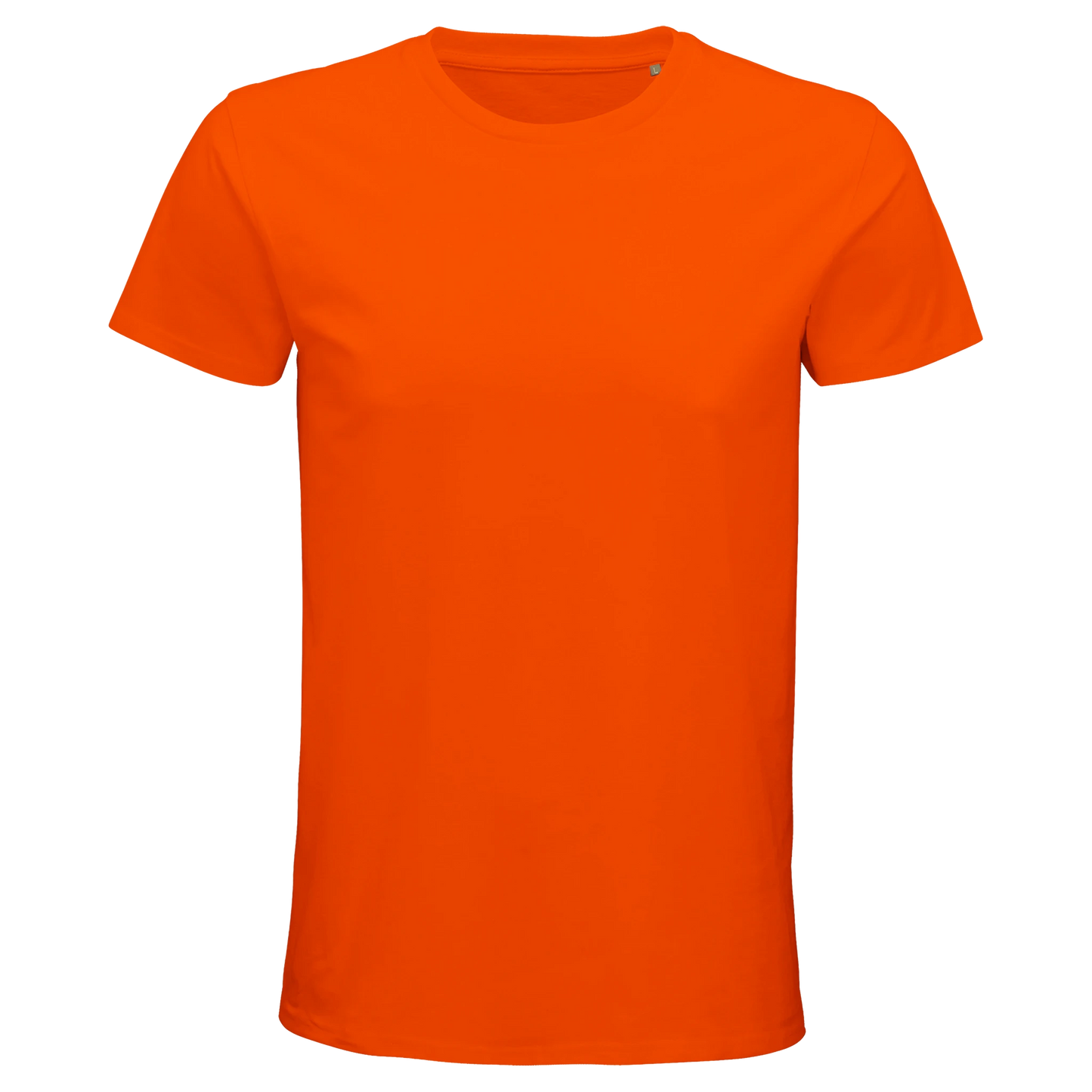 T-Shirt für Herren mit enganliegender Passform aus Biobaumwolle rot