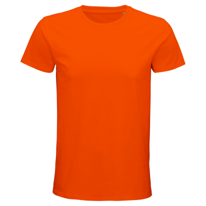 T-Shirt für Herren mit enganliegender Passform aus Biobaumwolle rot