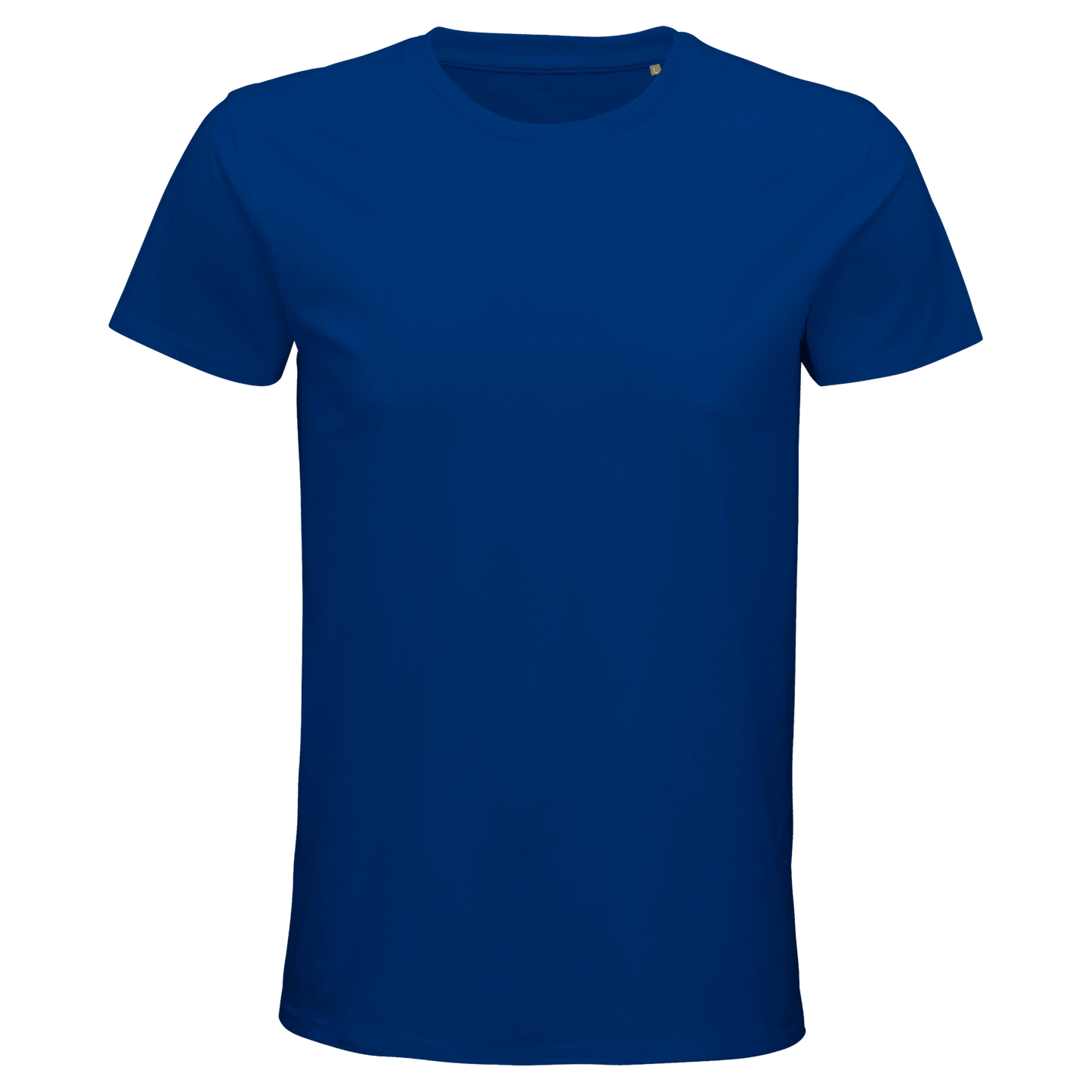 T-Shirt für Herren mit enganliegender Passform aus Biobaumwolle royalblau