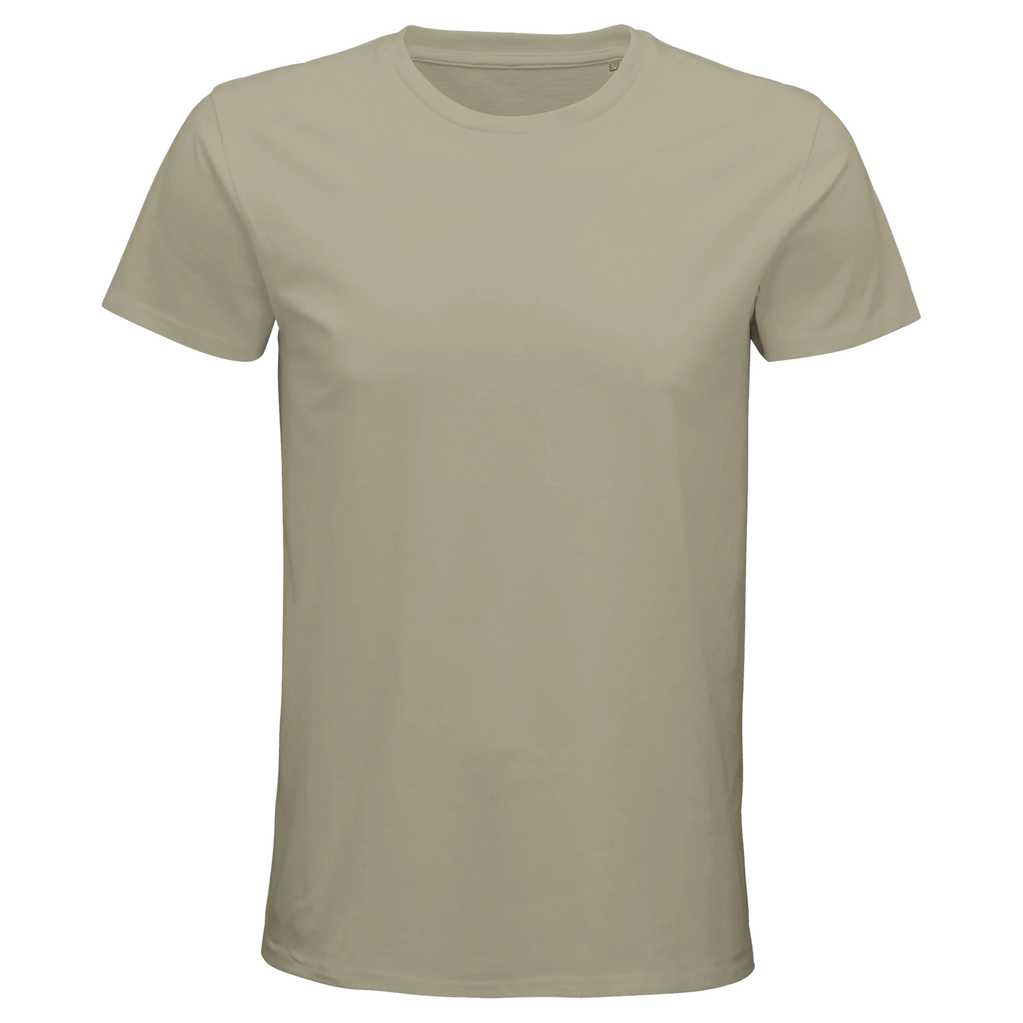 T-Shirt für Herren mit enganliegender Passform aus Biobaumwolle sand