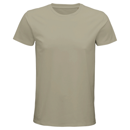 T-Shirt für Herren mit enganliegender Passform aus Biobaumwolle sand