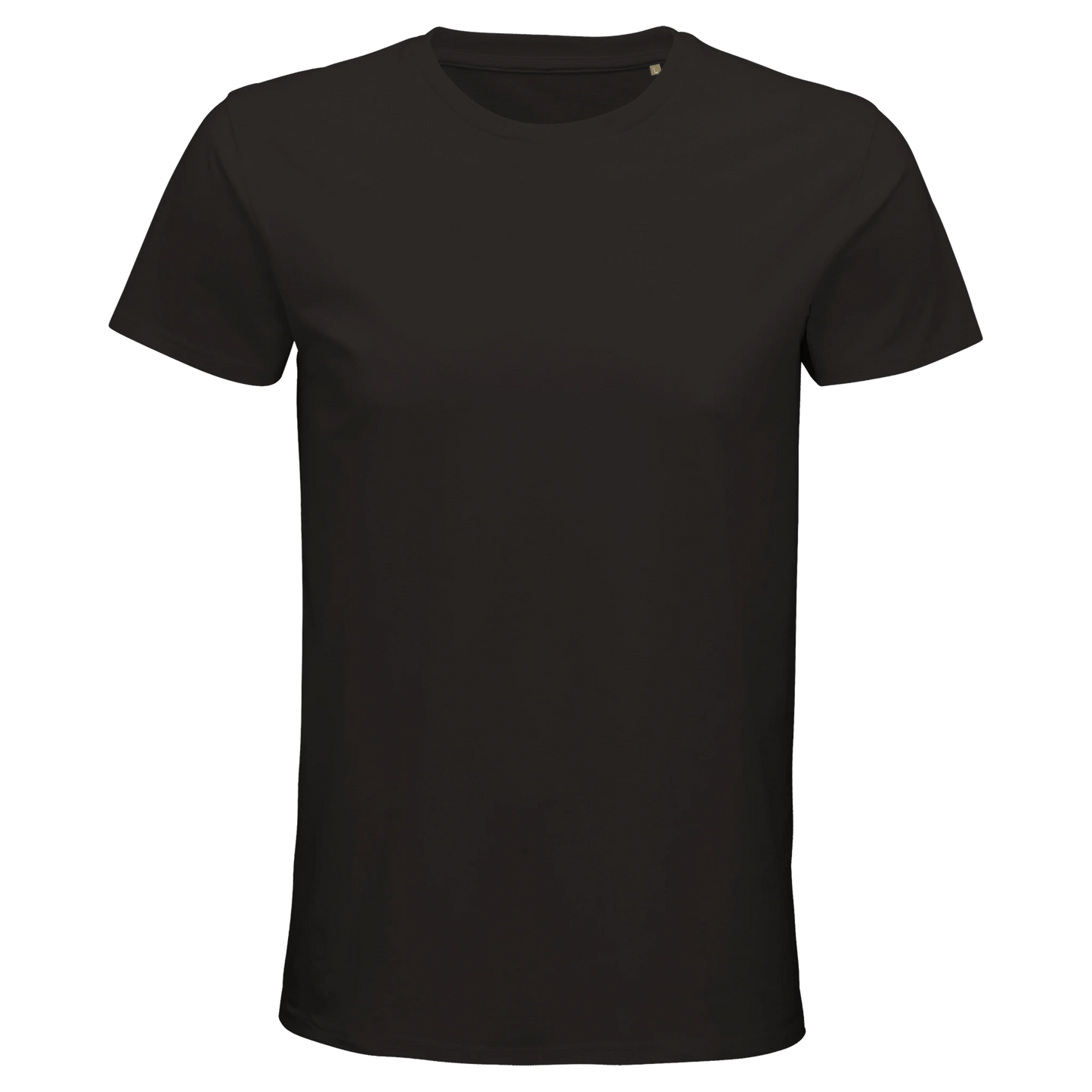 T-Shirt für Herren mit enganliegender Passform aus Biobaumwolle schwarz