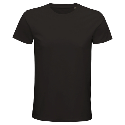 T-Shirt für Herren mit enganliegender Passform aus Biobaumwolle schwarz