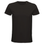 T-Shirt für Herren mit enganliegender Passform aus Biobaumwolle schwarz