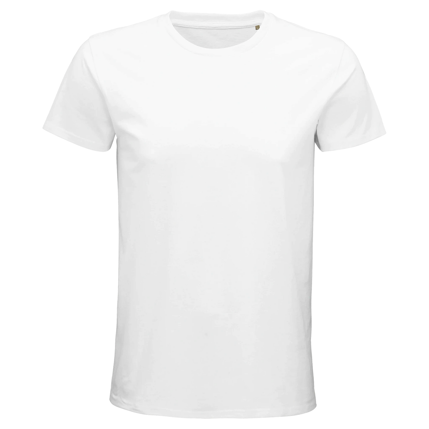 T-Shirt für Herren mit enganliegender Passform aus Biobaumwolle weiss