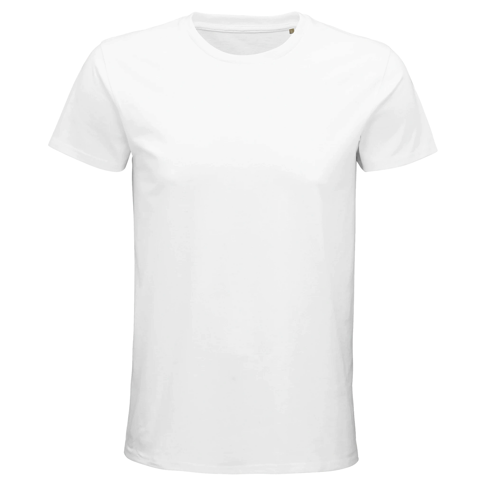 T-Shirt für Herren mit enganliegender Passform aus Biobaumwolle weiss