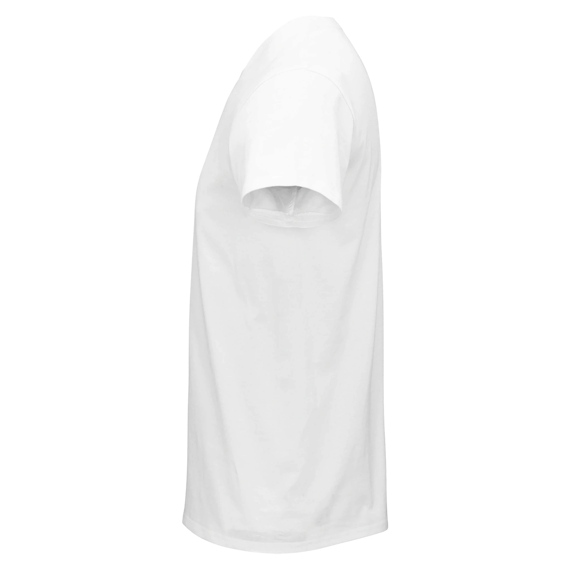 T-Shirt für Herren mit enganliegender Passform aus Biobaumwolle weiss seite 2