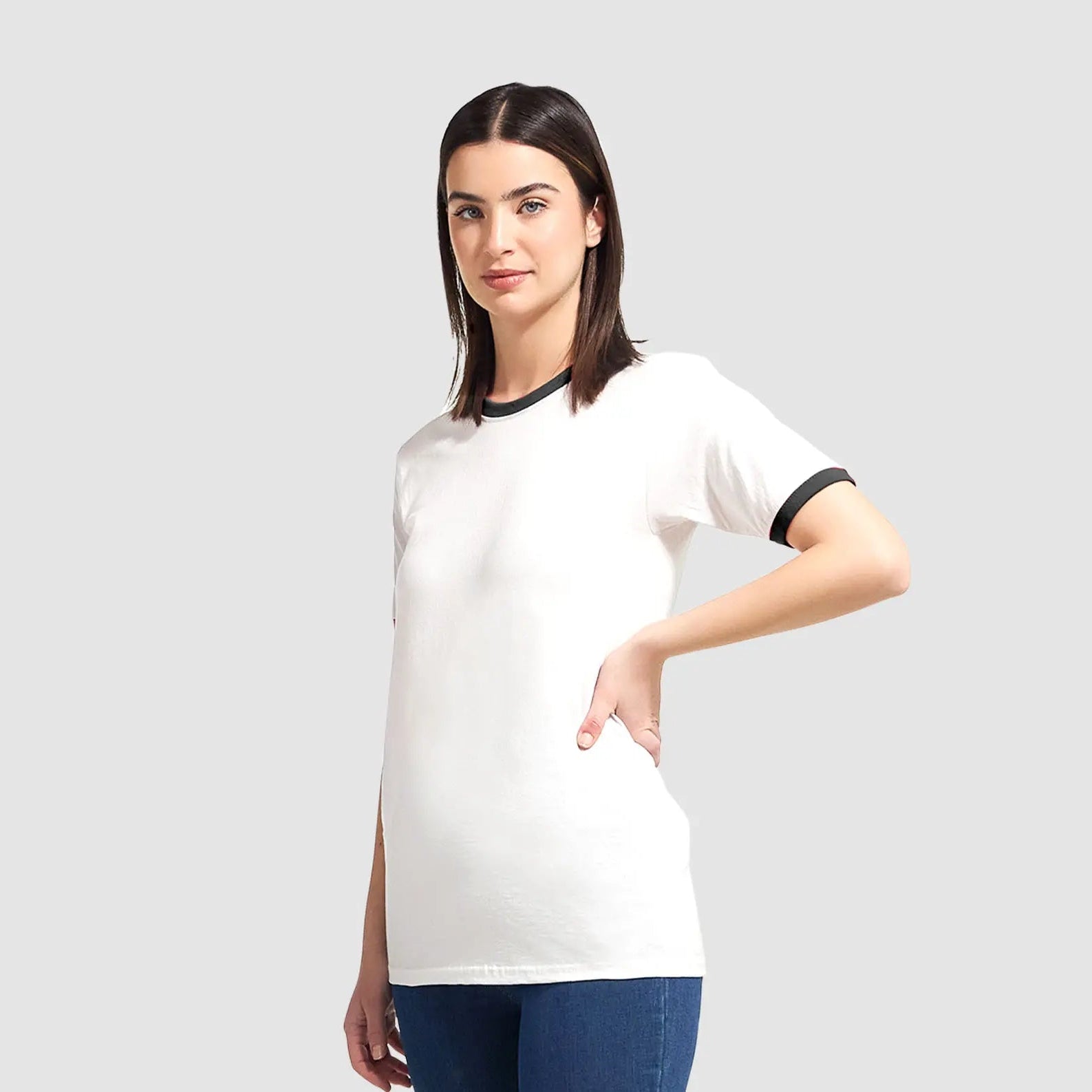 Unisex Ringer T-Shirt Regular Fit Titelbild