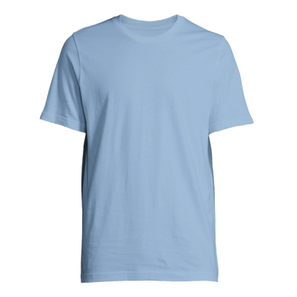 Unisex T-Shirt mit bequemer Passform babyblau