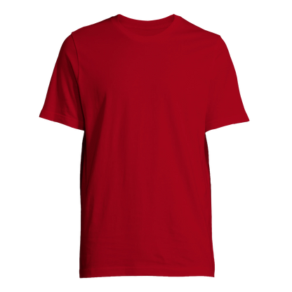 Unisex T-Shirt mit bequemer Passform rot