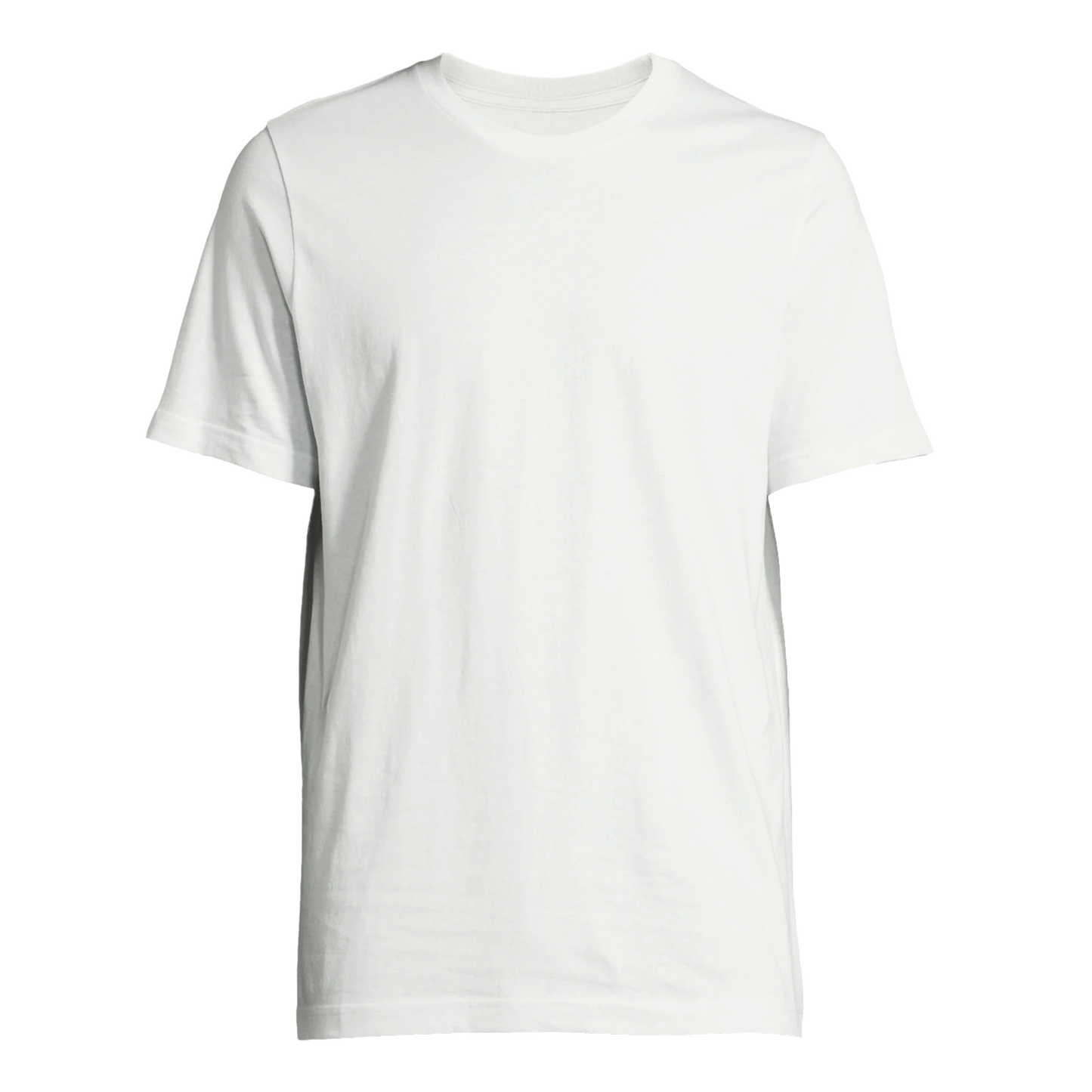Unisex T-Shirt mit bequemer Passform weiss
