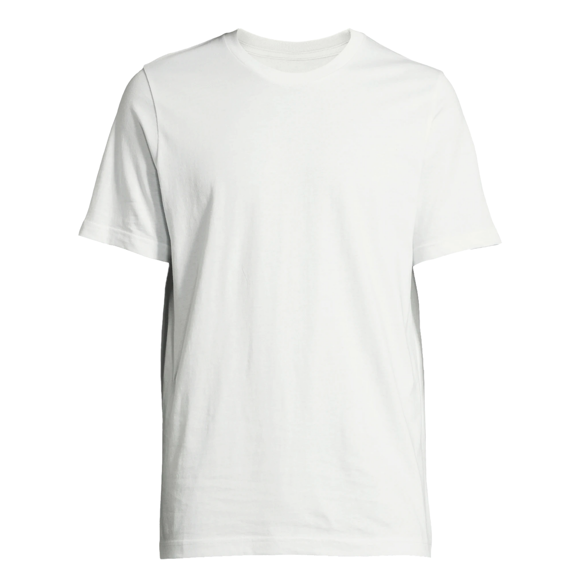 Unisex T-Shirt mit bequemer Passform weiss