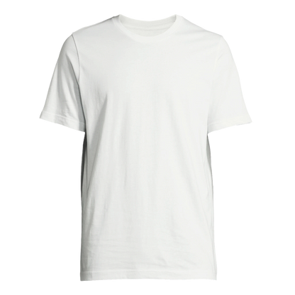 Unisex T-Shirt mit bequemer Passform weiss