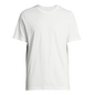 Unisex T-Shirt mit bequemer Passform weiss