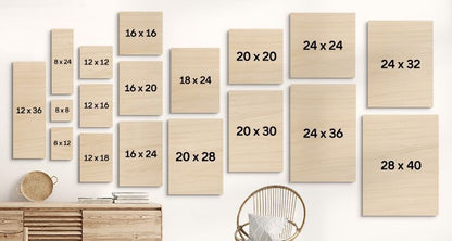 FSC-zertifiziertes Holzschild