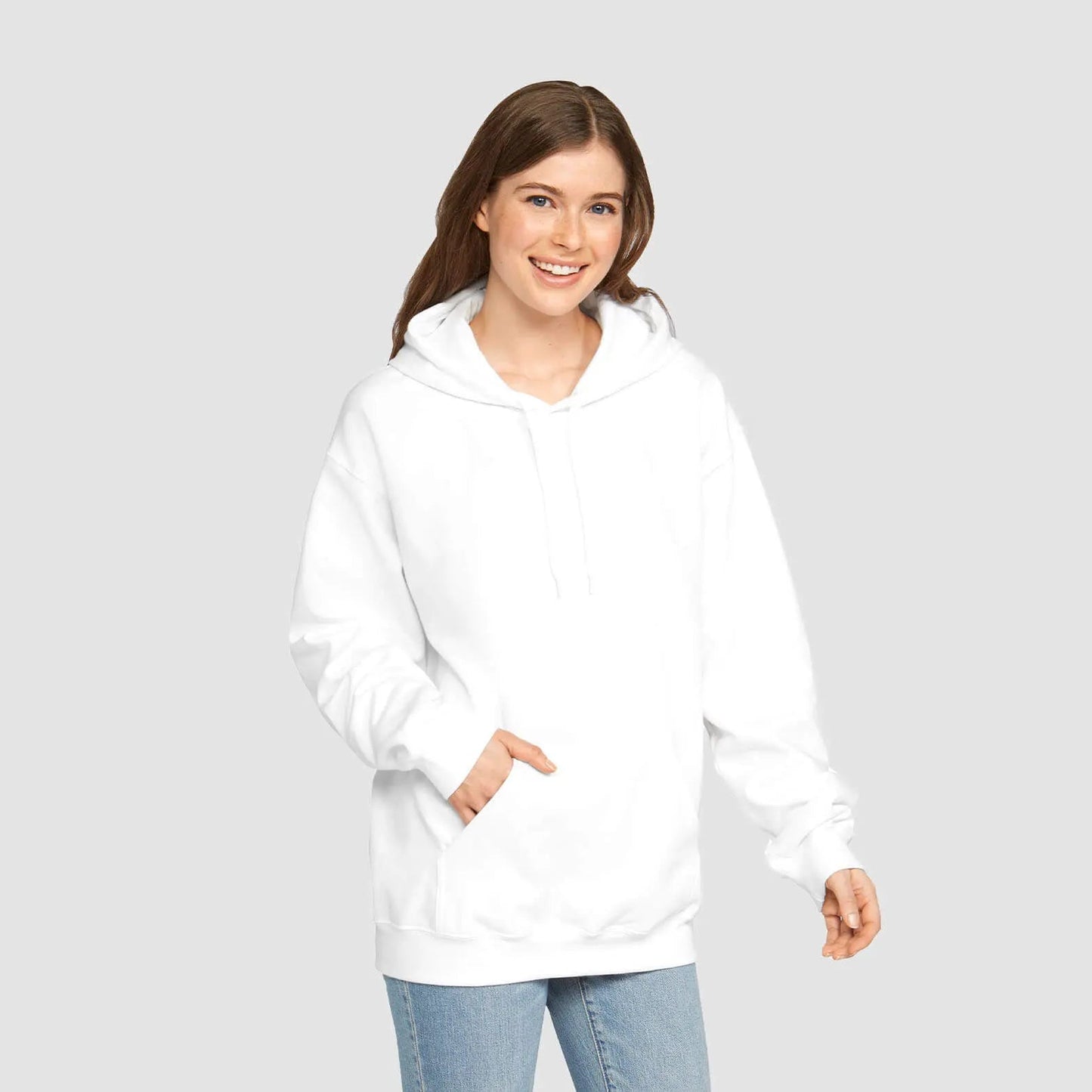 Weicher Fleece-Hoodie mittelschwer