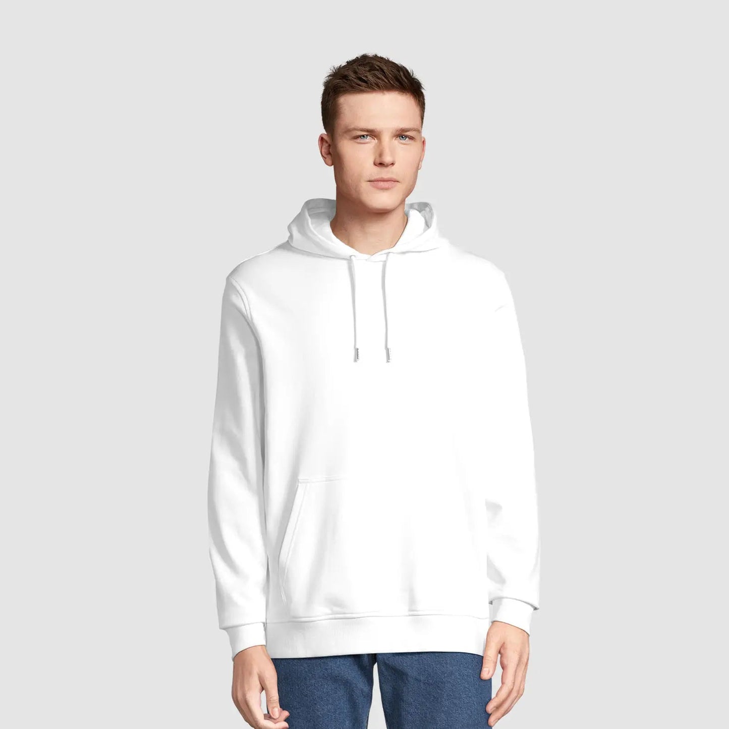 Nachhaltiger schwerer Unisex Kapuzenpullover aus Bio-Baumwolle