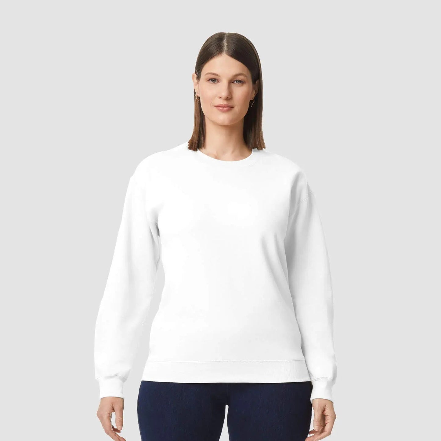 Fleece-Pullover mit Rundhalsausschnitt
