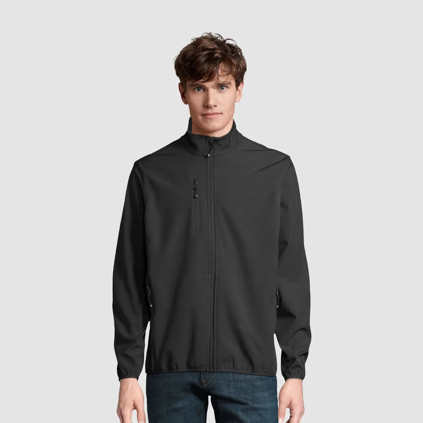 Softshelljacke für Herren aus recyceltem Polyester